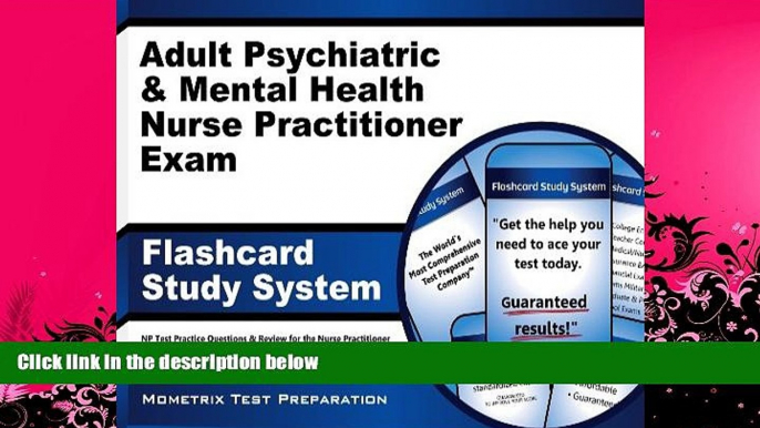 FAVORITE BOOK  Adult Psychiatric   Mental Health Nurse Practitioner Exam Flashcard Study System: