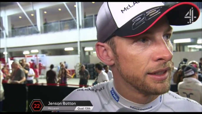 C4F1: Jenson Button Post Qualifying Interview (2016 Singapore Grand Prix)