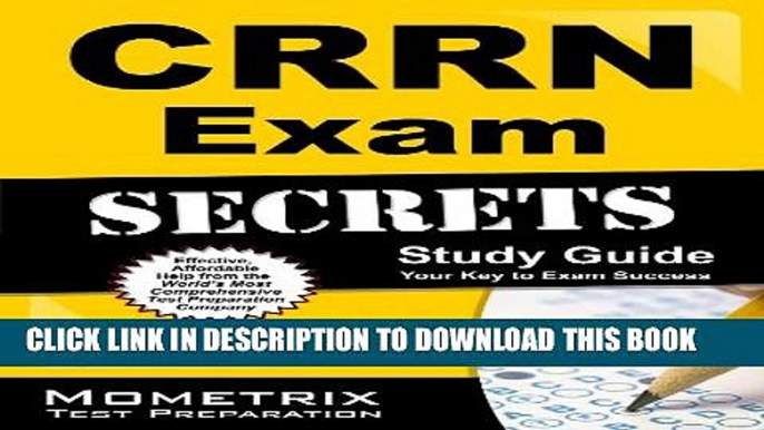 New Book CRRN Exam Secrets Study Guide: CRRN Test Review for the Certified Rehabilitation