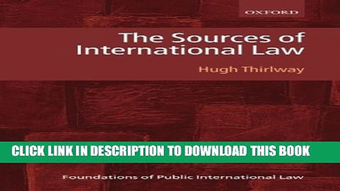 [PDF] The Sources of International Law (Foundations of Public International Law) Popular Colection