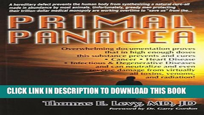 New Book Primal Panacea