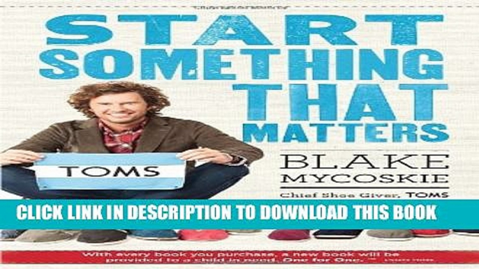 [PDF] Start Something That Matters Full Online