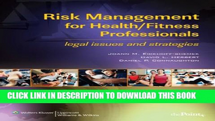 Collection Book Risk Management for Health/Fitness Professionals: Legal Issues and Strategies