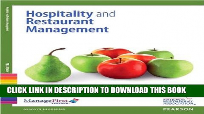 Collection Book ManageFirst: Hospitality and Restaurant Management w/Online Testing Voucher (2nd