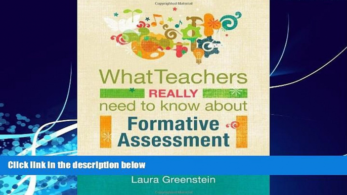 Big Deals  What Teachers Really Need to Know About Formative Assessment  Best Seller Books Best