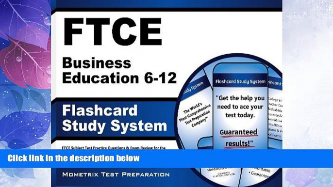 Big Deals  FTCE Business Education 6-12 Flashcard Study System: FTCE Test Practice Questions