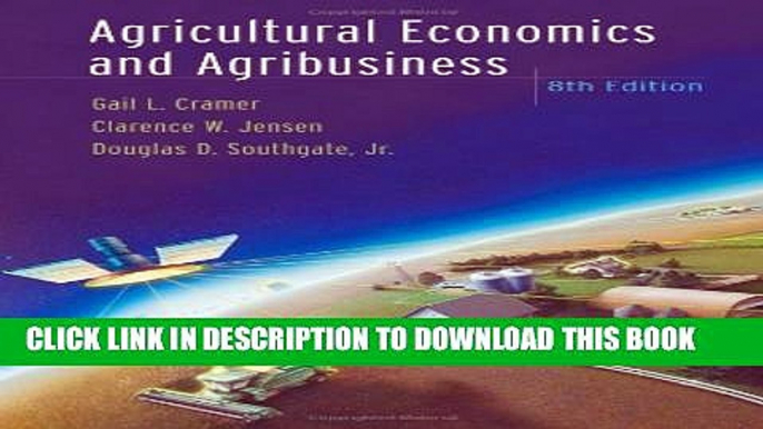 Collection Book Agricultural Economics and Agribusiness