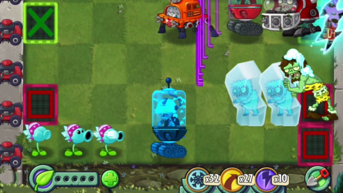 Plants vs Zombies 2 PEASHOOTER VS SNOW PEA