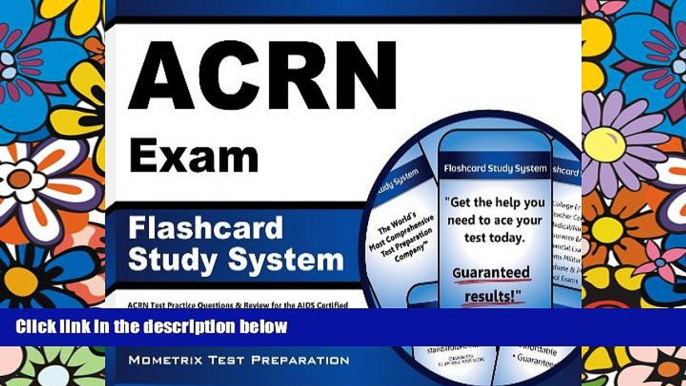 Big Deals  ACRN Exam Flashcard Study System: ACRN Test Practice Questions   Review for the AIDS