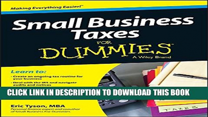 [PDF] Small Business Taxes For Dummies Popular Colection