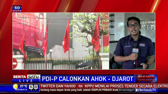 Kemungkinan Besar PDIP Dukung Ahok-Djarot