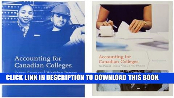 [PDF] Accounting for Canadian Colleges, Fifth Edition with Student Working Papers PKG Popular Online