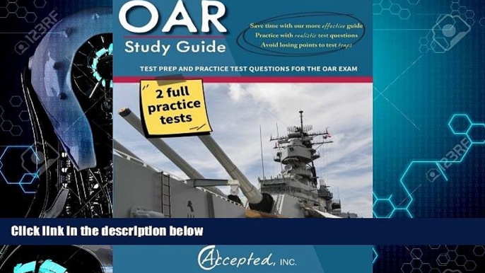 Big Deals  OAR Study Guide: OAR Test Prep and Practice Test Questions for the Officer Aptitude