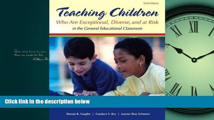 Choose Book Teaching Students Who Are Exceptional, Diverse, and at Risk in the General Education