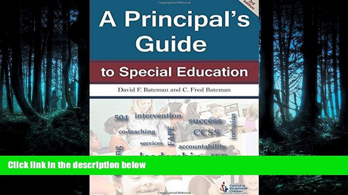 Online eBook A Principal s Guide to Special Education (3rd Edition)