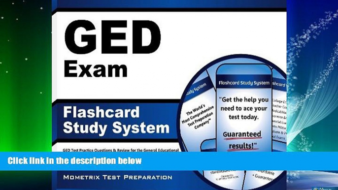 Big Deals  GED Exam Flashcard Study System: GED Test Practice Questions   Review for the General