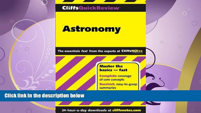 behold  CliffsQuickReview Astronomy (Cliffs Quick Review (Paperback))