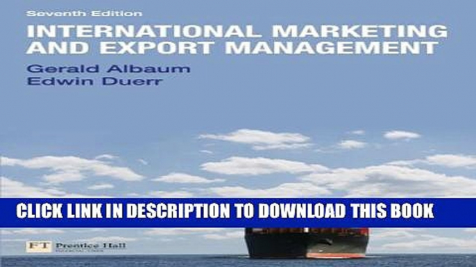 [PDF] International Marketing   Export Management (7th Edition) Popular Colection