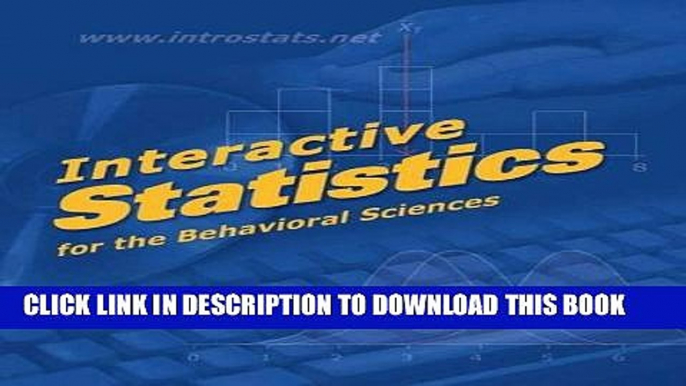 Collection Book Interactive Statistics for the Behavioral Sciences