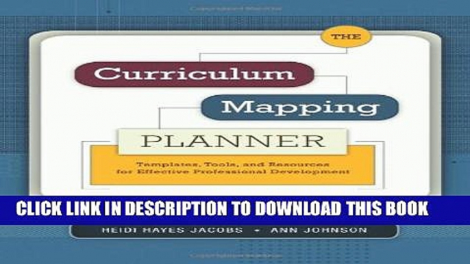 New Book The Curriculum Mapping Planner: Templates, Tools, and Resources for Effective