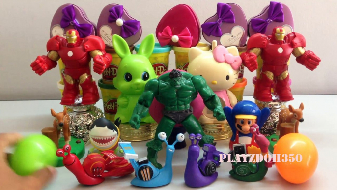 DreamWorks Cartoon,PLAY DOH SURPRISE EGGS with Surprise Toys,Hulk,Marvel Avengers, Iron Man,Egg Surprise Toys for Kids