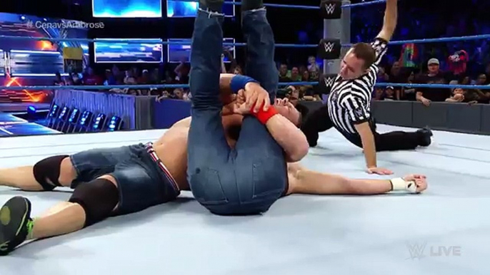 Dean Ambrose vs. John Cena- SmackDown LIVE, Sept. 20, 2016