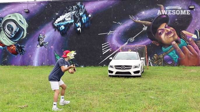 PEOPLE ARE AWESOME (American Sports Edition) | Football & Basketball Trick Shots