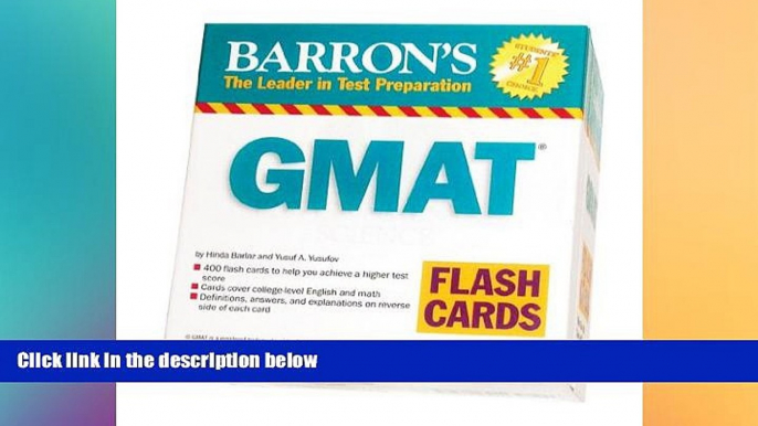 Big Deals  Barron s GMAT Flash Cards  Best Seller Books Most Wanted