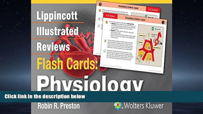 For you Lippincott Illustrated Reviews Flash Cards: Physiology (Lippincott Illustrated Reviews