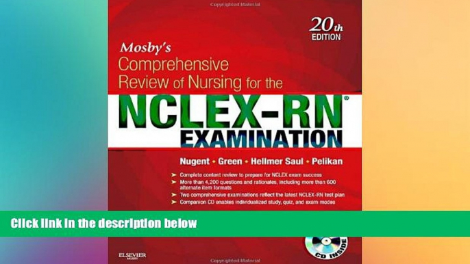 Big Deals  Mosby s Comprehensive Review of Nursing for the NCLEX-RNÂ® Examination, 20e (Mosby s