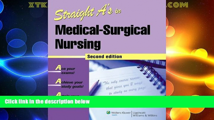 Big Deals  Straight A s in Medical-Surgical Nursing  Free Full Read Best Seller