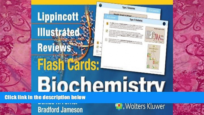 Big Deals  Lippincott Illustrated Reviews Flash Cards: Biochemistry (Lippincott Illustrated