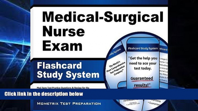 Big Deals  Medical-Surgical Nurse Exam Flashcard Study System: Med-Surg Test Practice Questions