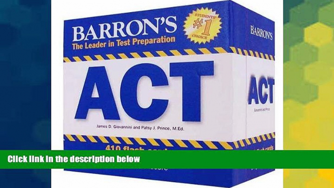 Big Deals  Barron s ACT Flash Cards  Best Seller Books Most Wanted