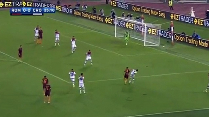 Stephan El Shaarawy puts Roma into the lead vs Crotone (1-0)