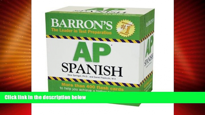 Big Deals  Barron s AP Spanish Flash Cards  Free Full Read Most Wanted