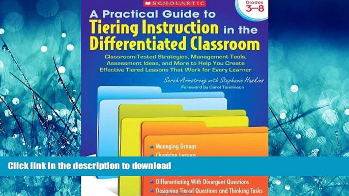 FAVORIT BOOK A Practical Guide to Tiering Instruction in the Differentiated Classroom: