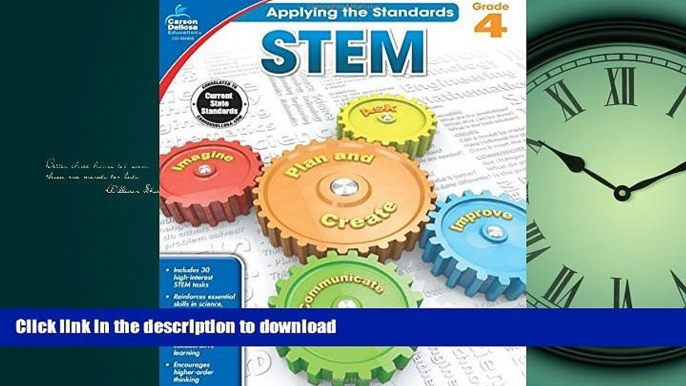 PDF ONLINE STEM, Grade 4 (Applying the Standards) READ PDF FILE ONLINE