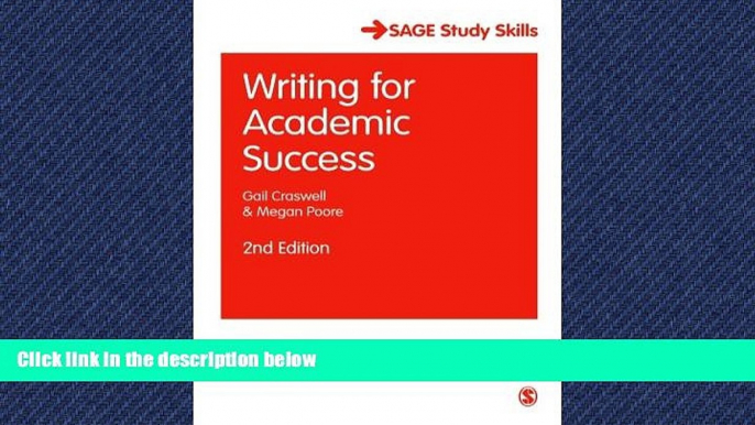 READ book  Writing for Academic Success (SAGE Study Skills Series)  FREE BOOOK ONLINE