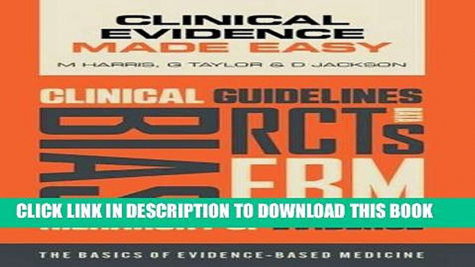 Clinical Evidence Made Easy: The basics of evidence-based medicine Paperback