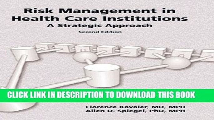 Risk Management In Health Care Institutions: A Strategic Approach Paperback