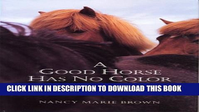 A Good Horse Has No Color: Searching Iceland for the Perfect Horse Hardcover