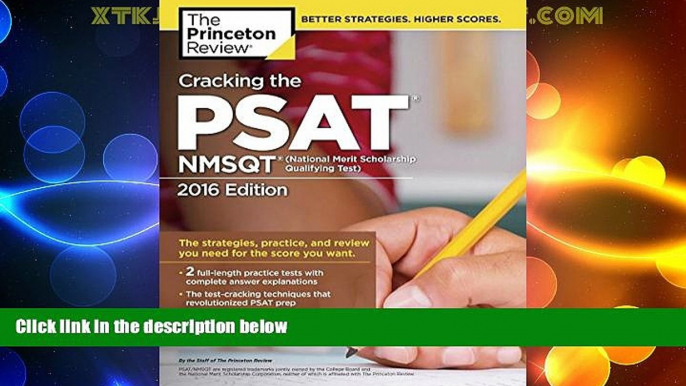 Big Deals  Cracking the PSAT/NMSQT with 2 Practice Tests, 2016 Edition (College Test Preparation)