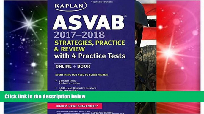 Big Deals  ASVAB 2017-2018 Strategies, Practice   Review with 4 Practice Tests: Online + Book