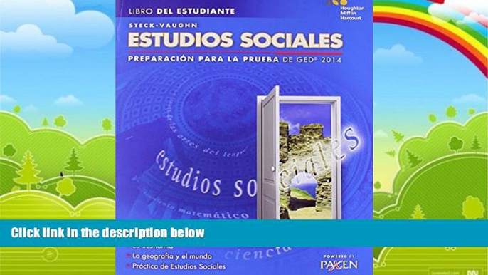 Big Deals  Steck-Vaughn GED: Test Prep 2014 GED Social Studies Spanish Student Edition 2014