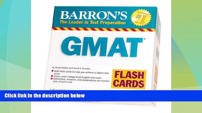 Big Deals  Barron s GMAT Flash Cards  Free Full Read Most Wanted