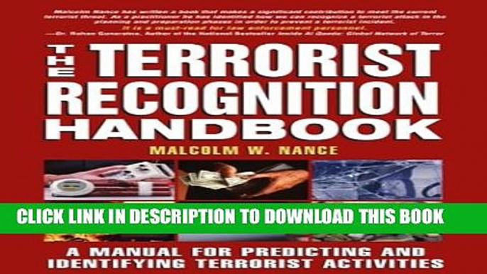 [PDF] The Terrorist Recognition Handbook: A Manual for Predicting and Identifying Terrorist