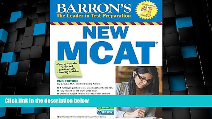 Big Deals  Barron s New MCAT with CD-ROM, 2nd Edition (Barron s Mcat)  Best Seller Books Most Wanted