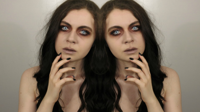 Dark Witch Halloween Makeup Tutorial Ft. Camoeyes, Lunatick Labs Cosmetics & LA Splash | Cailli York