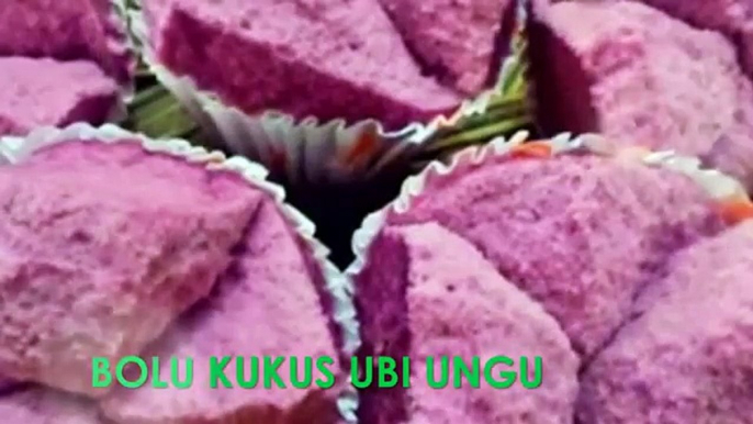 Cara membuat Bolu Kukus Ubi Ungu Praktis,Sederhana Resep Masakan Nusantara Indonesia Sehari Hari   Y